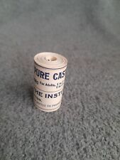 Rare Vintage 1960s NOS Pure Castor Oil Medicine Bottle Unused Labels On Roll picture