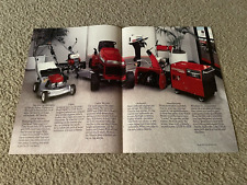 Vintage 1986 HONDA LAWN MOWER TILLER LAWN TRACTOR SNOWTHROWER Brochure Ad 1980s picture
