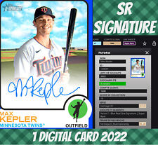 Topps bunt 22 sr max kepler heritage signature blue real one 2022 digital picture