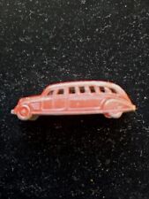 TOOTSIE TOY CRACKER JACK METAL RED AMBULANCE BUS VTG 1930 picture