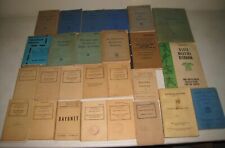 Vintage Lot 26 WWII 1943-45 War Department Technical Manuals Browning Field Gun picture