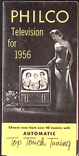 1956 Philco Automatic Top Touch Tuning Television All Channel UHF  Brochure picture
