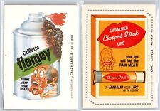 1979 Fleer Crazy Labels Sticker Trading Cards  - You Pick - Complete Your Set picture