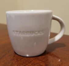 STARBUCKS  2010 White Espresso Demitasse Cup Mug  TOUS DROITS picture