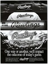 1992 Rawlings Sports Equipment Print Ad, Baseball We'll Impact The Outcome Game picture