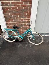 Vintage 1960s  Murry Jet Fire  Girls Bike Teal  Blue Step Through picture