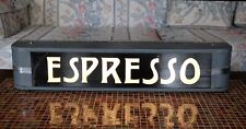 Vintage lighted espresso sign. Rare mid century art deco. 27 inches long. picture