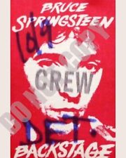 Oct 1980 Bruce Springsteen Concert Detroit Cobo Arena Backstage Pass 8x10 Photo picture
