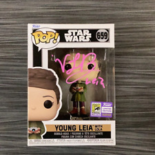 Funko POP Star Wars: Young Leia w/ Lola (2023 SDCC)(Signed/Vivien Lyra Blair/JS picture