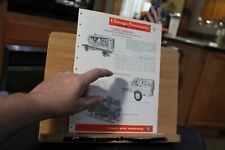 Brochure Chicago Pnuematic Railroad Track Roadway Compressor and Tools circa 61