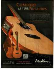 2014 WASHBURN WCG66SCE Acoustic Guitar Comfort Series magazine ad  picture