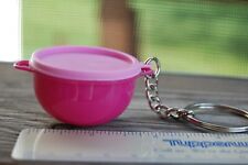 Tupperware RARE 2-Tone Pink Mega Thatsa Bowl Keychain - Not USA - NIP picture