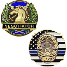 GL13-002 Los Angeles Police Department LAPD Thin Blue Line Negotiator Challenge picture