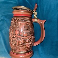 Avon 1989 Vintage Tribute to America's Firefighters Beer Stein Missing Fire Bell picture