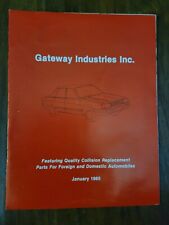 Gateway Industries Inc Sales Flyer Parts List 1985 Vintage Greenwich CT picture
