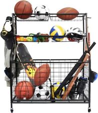 Garage Sports Equipment Organizer, Ball Storage Rack, Ball Storage Garage picture