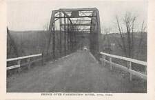 AVON, CT ~ BRIDGE OVER FARMINGTON RIVER, SIMON PUB ~ 1910-20's picture
