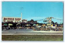1953 Charlie's Sun Fun Patio Shop Biscayne North Miami Beach Florida FL Postcard picture