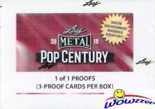 2018 Leaf Metal Pop Century 1/1 PROOF Pre-Production Factory Sealed Box-3 PROOFS picture