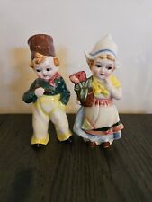 Vintage Dutch boy and girl ceramic figurine. 6