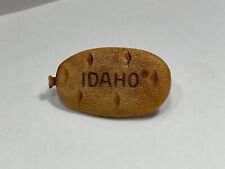 Vintage 1980s - Idaho Potato - Potato Shaped Hat /Lapel Pin picture