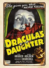 inexpensive home Dracula’s Daughter 1936 horror movie poster metal tin sign picture