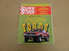 SUPER STOCK & DRAG ILL magazine October 1975 Ford Chevrolet Mustang race racing picture