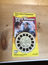 PEE-WEE'S PLAYHOUSE VIEW-MASTER 3-D REELS • Vintage 1988 Package • NEW Sealed picture
