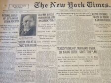 1926 APRIL 5 NEW YORK TIMES - THYSSEN DEAD AT 84 LEAVES $100,000,000 - NT 5686 picture