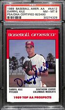 1989 Baseball America #AA-12 Darryl Kile TOP AA PROSPECTS SIGNED PSA NM-MT 8  picture