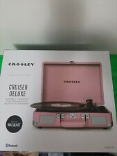 CROSLEY CRUISER DELUXE PORTABLE BLUETOOTH TURNTABLE RECORD for vinyl picture