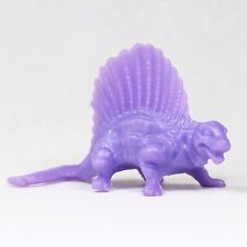 Joy Toy Dimetrodon Purple Dinosaur Figure Vintage 1980s Ajax Tootsie Toy 04564 picture