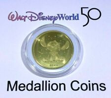 Stitch Disney World 50th Anniversary Commemorative Medallion Coin in Case picture