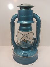 Vintage Dietz Air Pilot No.8 Kerosene Lantern Light Blue 14” picture