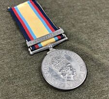 British Gulf War Medal w/ Clasp Royal Fleet Auxiliary Named Desert Storm RFA picture