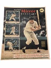 NY New York Mirror Magazine September 28, 1958 Mickey Mantle Yankees on Cover picture