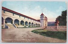 Santa Barbara California Mission Posted 1922 Divided Back Postcard picture
