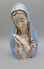 Vintage Porcelain Bust of the Virgin Mary Rare Lipper & Mann Japan Hand painted picture