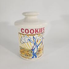 Vintage Warner Bros Seven Arts BUGS BUNNY Cartoon Cookie Jar w Lid picture