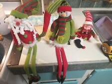 Lot Of 3 Christmas Shelf Sitters picture