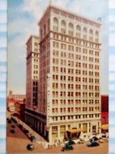 VINTAGE PHOTO POST CARD OLD NATIONAL BANK BUILDING SPOKANE WA picture