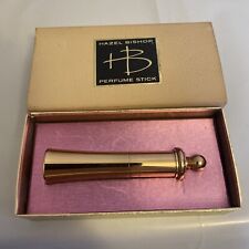 Vintage Hazel Bishop Toujours Gai Perfume Stick Gold Tone With Original Box picture