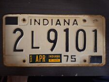 Vintage 1975 Indiana License Plate picture