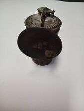 VTG Guy's Dropper Carbide Brass Miner's Lamp Patent 11/2/1920 picture