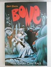 BONE Comic AUTOGRAPHED By Jeff Smith *1st Edition Hardcover *The Great Cow Race picture
