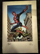 Spiderman With Great Power Comes Great Responsibility 2002 Signed Print picture