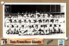 Postcard 1976 San Francisco Giants Baseball Team Photo picture