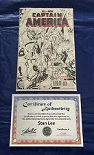 All-New Captain America #1 B/W J Scott Campbell Variant Signed by Stan Lee w COA picture