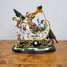 Pittsburgh Steelers Christmas Sleigh Danbury Mint 2001 missing pieces picture
