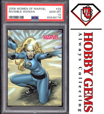 INVISIBLE WOMAN PSA 10 2008 Rittenhouse Women of Marvel #25 C2 picture